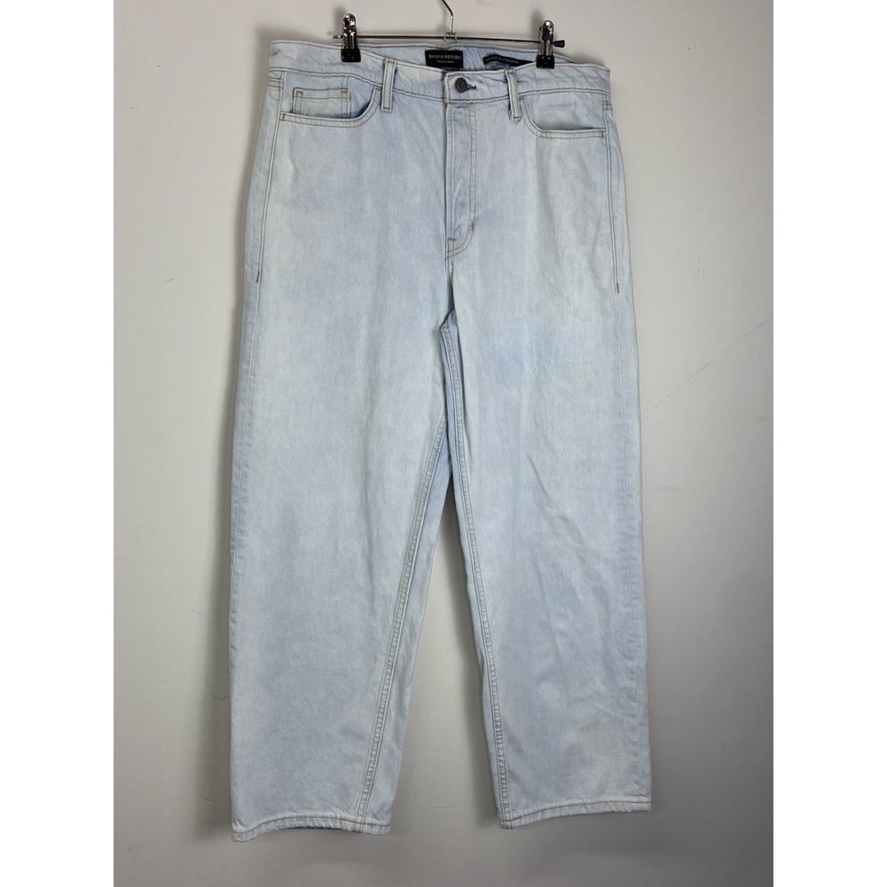 Banana Republic Mid-rise Loose Stovepipe Jean Premium Denim Blue 31 P